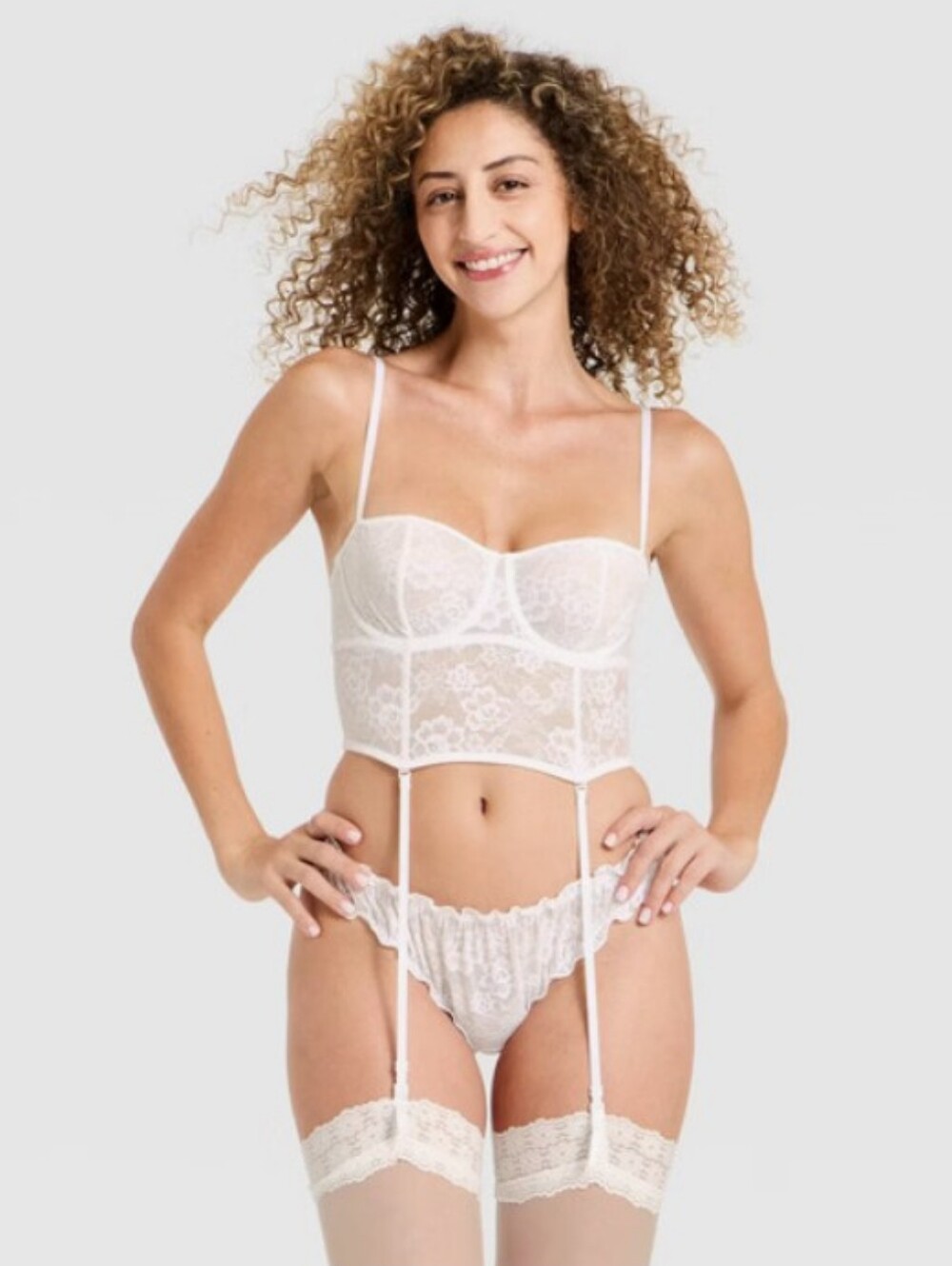 Wild Fable Lace Garter Bustier